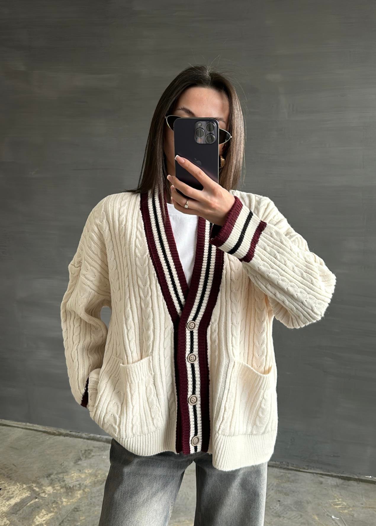 Cardigan en maille 
